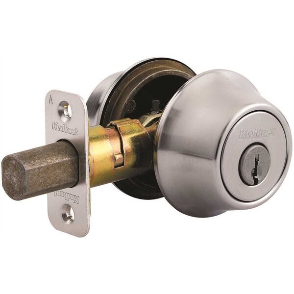 DOUBLE CYLINDER DEADBOLT SATIN CHROME